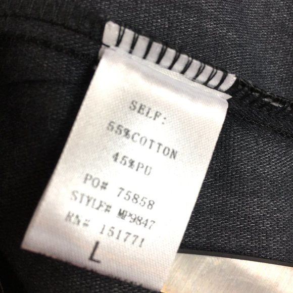 Kittenish Lace Up Front Blk Faux Leather Pants EUC - Picture 11 of 14